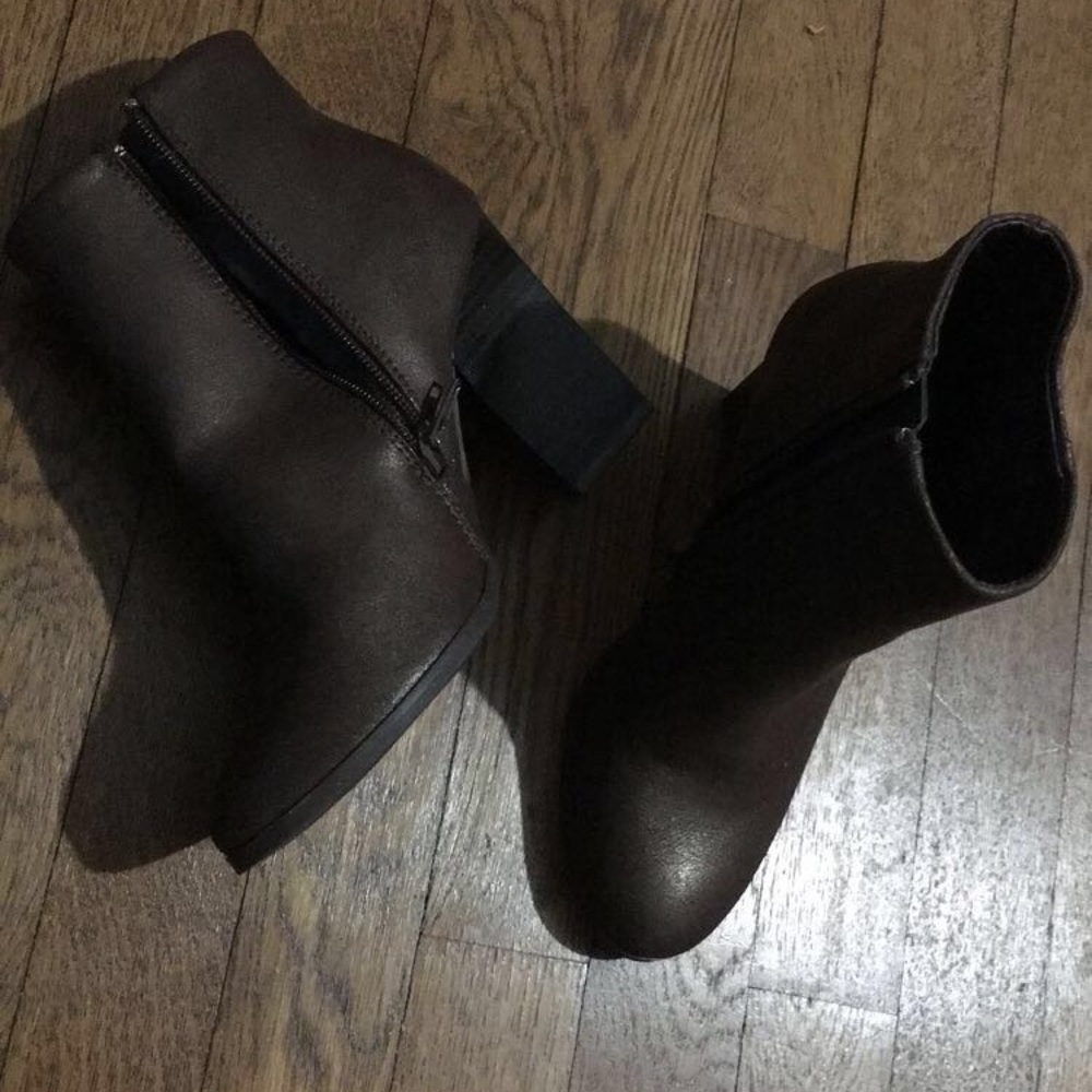 Brown booties